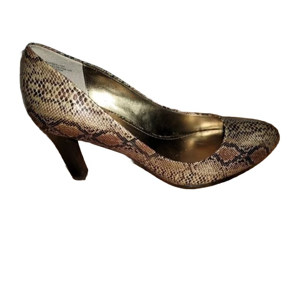 Anne Klein Snake Print Clemence 3 Heels
